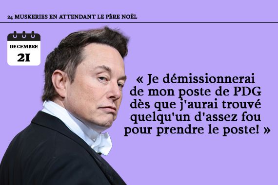 Elon Musk annonce qu’il va quitter son poste à la tête de Twitter - Les ...