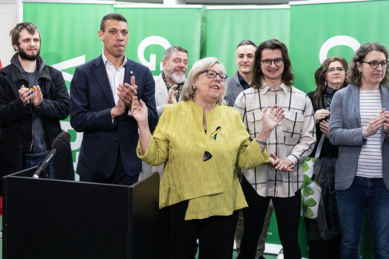 Le Parti vert lance sa campagne à Montréal